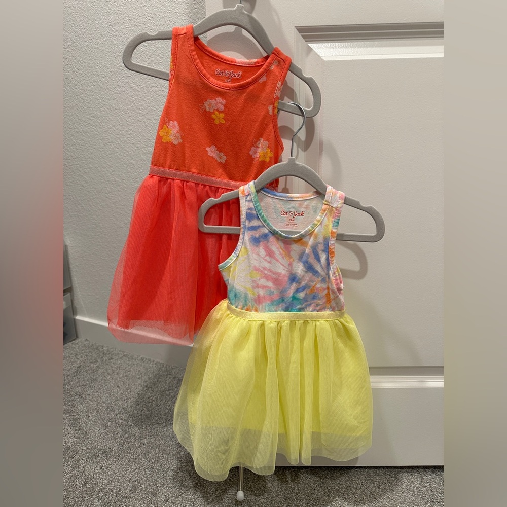 Baby Cat & Jack Dress Bundle! Sz 18 mos